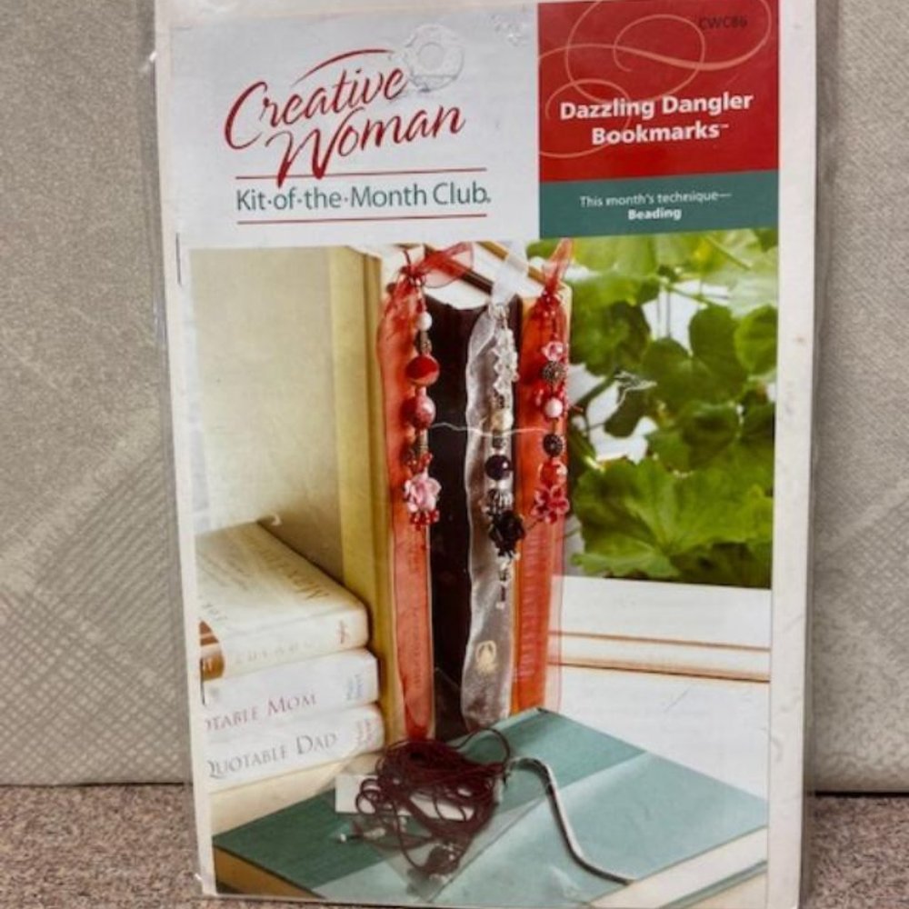 Creative Woman Kit of the Month, Dazzling Dangler Bookmarks, new